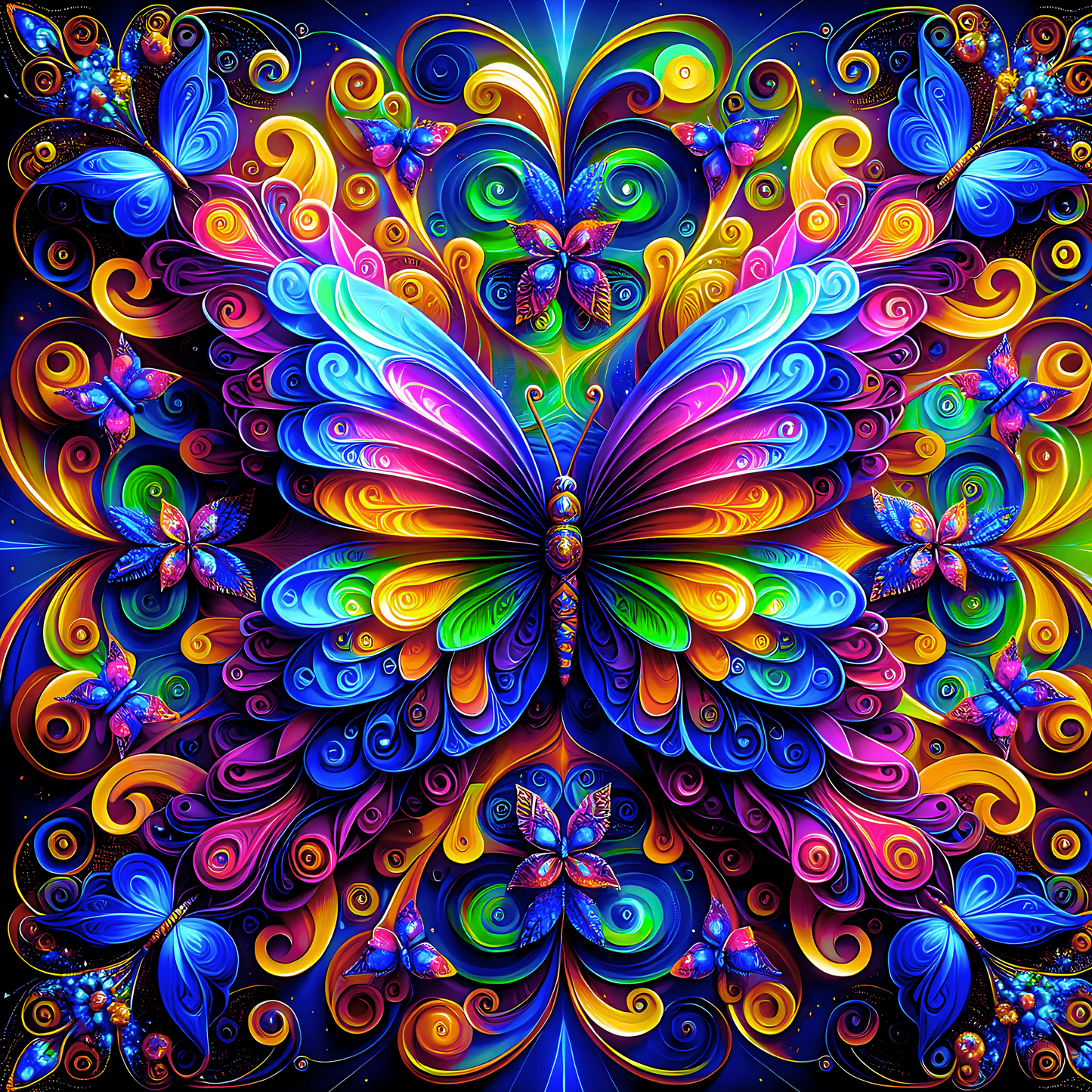 Butterfly Wind Spinner